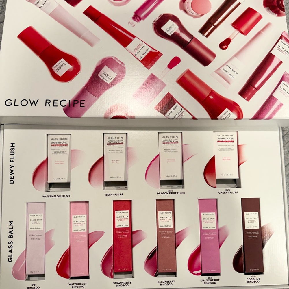 Glow Recipe Dewy Flush + Glass Balm Collection
